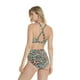 Sun And Sea Femme Couverture Complète Haut / Taille Haute Bas Vert Multi - Ensemble Bikini -M – image 2 sur 2