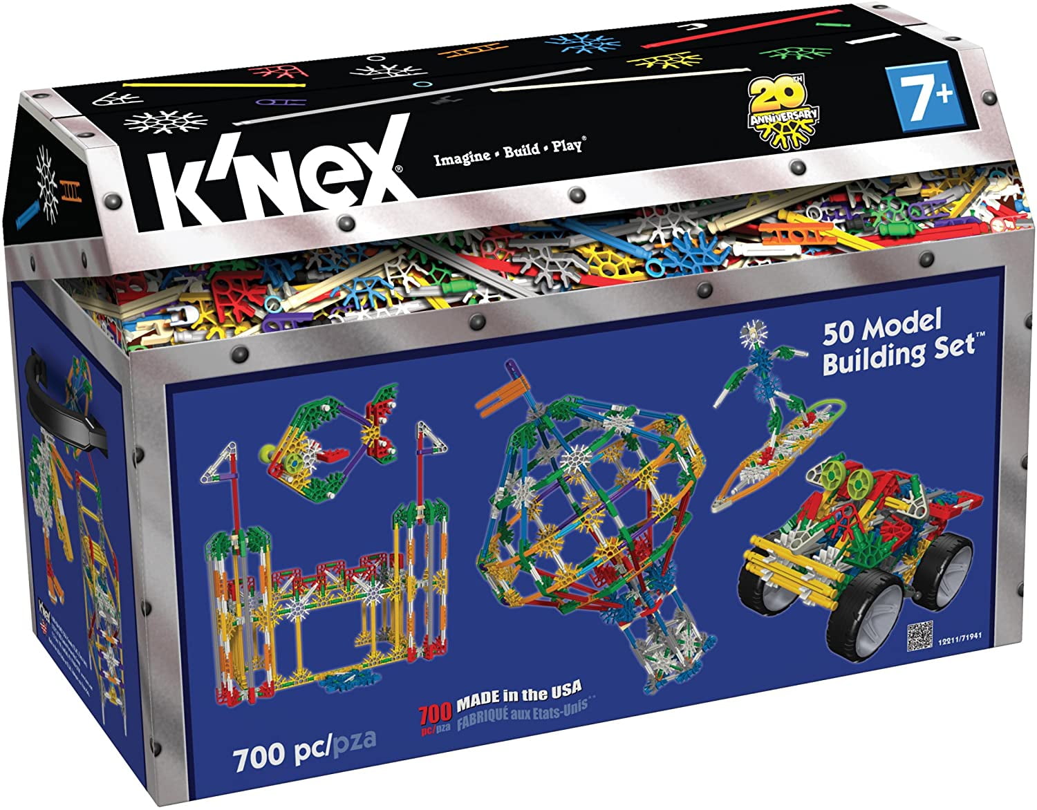 K'nex A Good Selection Of Knex Parts App 700 Grammes Of Mixed K'Nex Construction 