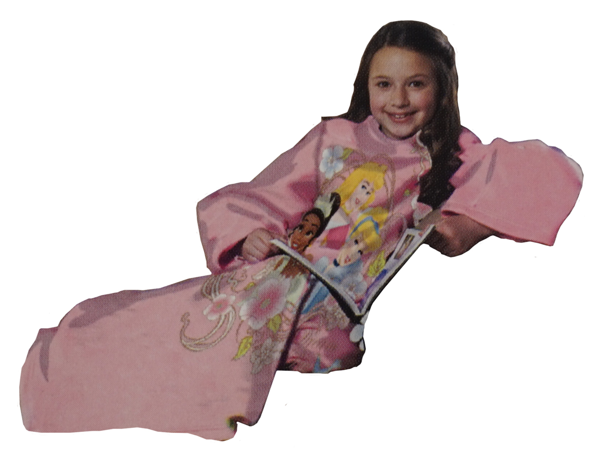 The Slanket Disney Princess Youth Comfy Throw Blanket with Sleeves