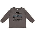thumbnail image 3 of Inktastic My Grammy Loves Me Grandchild Girls Long Sleeve Toddler T-Shirt, 3 of 5