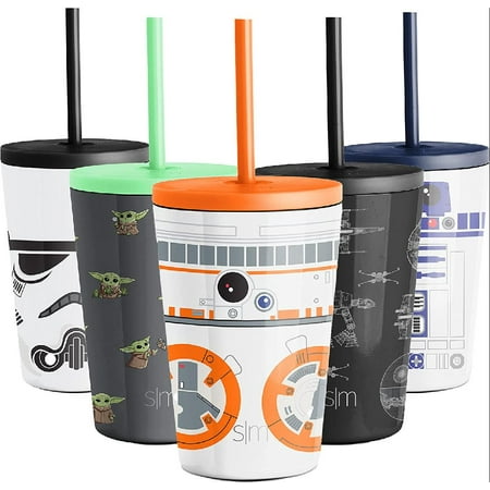 

Star Wars BB8 Toddler Cup with Lid and Silicone Straw | Kids Water Bottle Tumbler Insulated Stainless Steel Thermos | Classic Collection | 12oz Star Wars: BB8