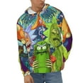 thumbnail image 2 of Rick And Morty Mens Active Sweatshirts Cozy Hoodie 3d Graphic Sweater Casual Winter Clothes Tops Coat Xx-Large, 2 of 7