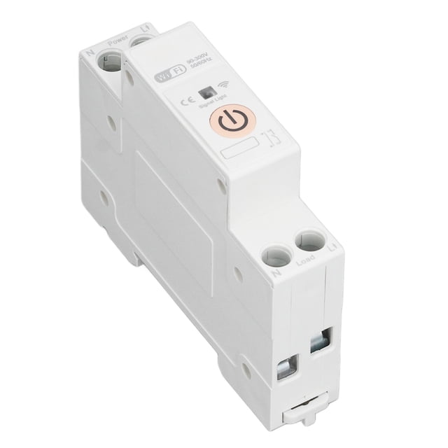 WIFI Circuit Breaker Remote Control Smart WIFI Switch AC 90-300V 2P Power Consumption Overload App Voice Control