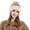 Khaki, variant on Diufon Women's Plush Warm Hat Ladies Winter Windproof Vintage Pattern Knitted Wool Hats Fleece Lined Ski Cap