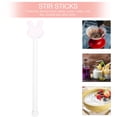 thumbnail image 4 of 5 Pcs Swizzle Stick Coffee Stirrer Stirrers Reusable Crystal Glass for Mixed Drinks Bar Stirring Old Fashioned, 4 of 6