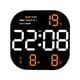thumbnail image 5 of Reloj de pared digital con pantalla grande y temporizador de cuenta regresiva de 12 h y 24 h LED de escritorio Pantalla naranja, 5 of 9