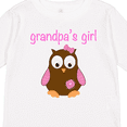 thumbnail image 4 of Inktastic grandpa's girl - owl Girls Long Sleeve Toddler T-Shirt, 4 of 5