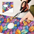 thumbnail image 6 of Yayeee Faucet Mat for Kitchen Sink 30" Diatomite Long Splash Guard Pad, Colorful Leaves, 6 of 7
