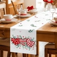 thumbnail image 5 of Valentine's Day Table Runner 72 Inches Long Farmhouse Dress Scarves, Red Love Heart Eucalyptus Watercolor Dining Tablerunner for Coffee Table/Kitchen Island/Party Décor, 13" x 72", 5 of 8
