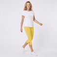 thumbnail image 2 of Jsaierl Capris for Women Casual Summer Fashion Lightweight Stretch Skimmer Pants Drawstring Capri Pant Plus Size Activewear, 2 of 9
