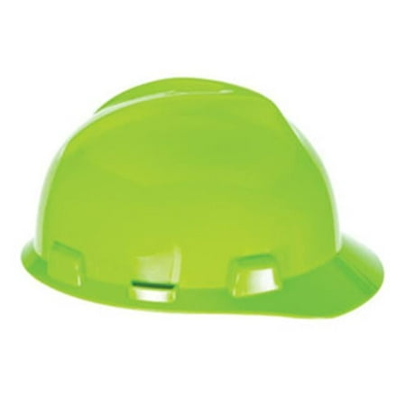 Msa 454-10061513 Hi-Viz Green And Hi-Viz Yellow V-Gard Polyethylene Slotted Cap Style Bump Cap