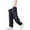Black, variant on Boys' Baggy Joggers Elastic Waist Cinch Bottom Pull on Pants Athletic Casual Trousers with Pockets 5-16 Years