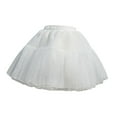 thumbnail image 4 of Falda de ballet con enagua de 4 capas, falda tutú para vestido de novia, fiesta de graduación, mujer 35 centímetros, 4 of 8