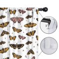 thumbnail image 4 of Butterfly Colorful Moth Pattern Insulated Teens Curtains Set Of 2, Bedroom Essentials, Toddler Room Decor 52"x84", 4 of 5