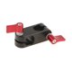 thumbnail image 5 of Adaptador de montaje con abrazadera de barra de riel de 15 mm y ángulo de 90 degree para jaula de plataforma DSLR rojo, 5 of 9