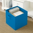 thumbnail image 3 of YOYTOO Collapsible Fabric Storage Cube Bins, 11" Cube Organizer Basket Bin, Blue, 2 Pack, 3 of 12