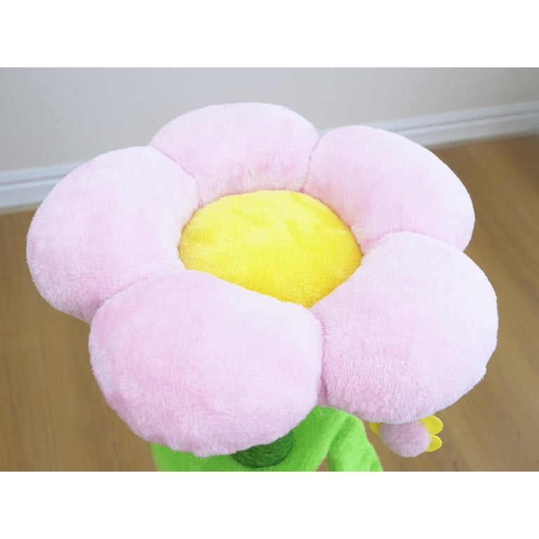 Flower Cat Scratching Post with Grooming Brush photo 5