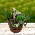 thumbnail image 4 of Neinkie Flower Pots,Flower Pots with Drainage,Resin Plant Flower Pot,Flower Arrangement Container,Hat Flower Pot Gardening Flower Pot, 4 of 7