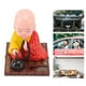 thumbnail image 5 of Decoración De Estatua De Monje Budista Solar, Plástico Respetuoso Con El Medio Ambiente Ahorro De Energía Luz Detección De Energía Pequeño Monje Budista Adornos Solares ANGGREK  Otros, 5 of 8