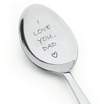 thumbnail image 2 of SPRING PARK I Love You Dad Engraved Spoon Coffee Stainless Steel Gift for Family friends, 2 of 7