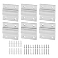 thumbnail image 1 of Interlocking Photo Frame Hooks Z Clamps For Pictures Hangers Mirrors Hanging 6Pcs, 1 of 9
