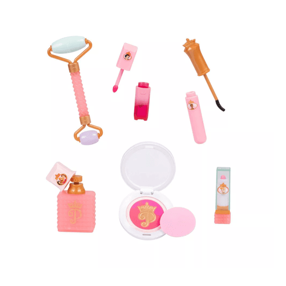 Disney Princess Style Collection Trendy Pretend and Play Pink Makeup Tote Child Ages 3