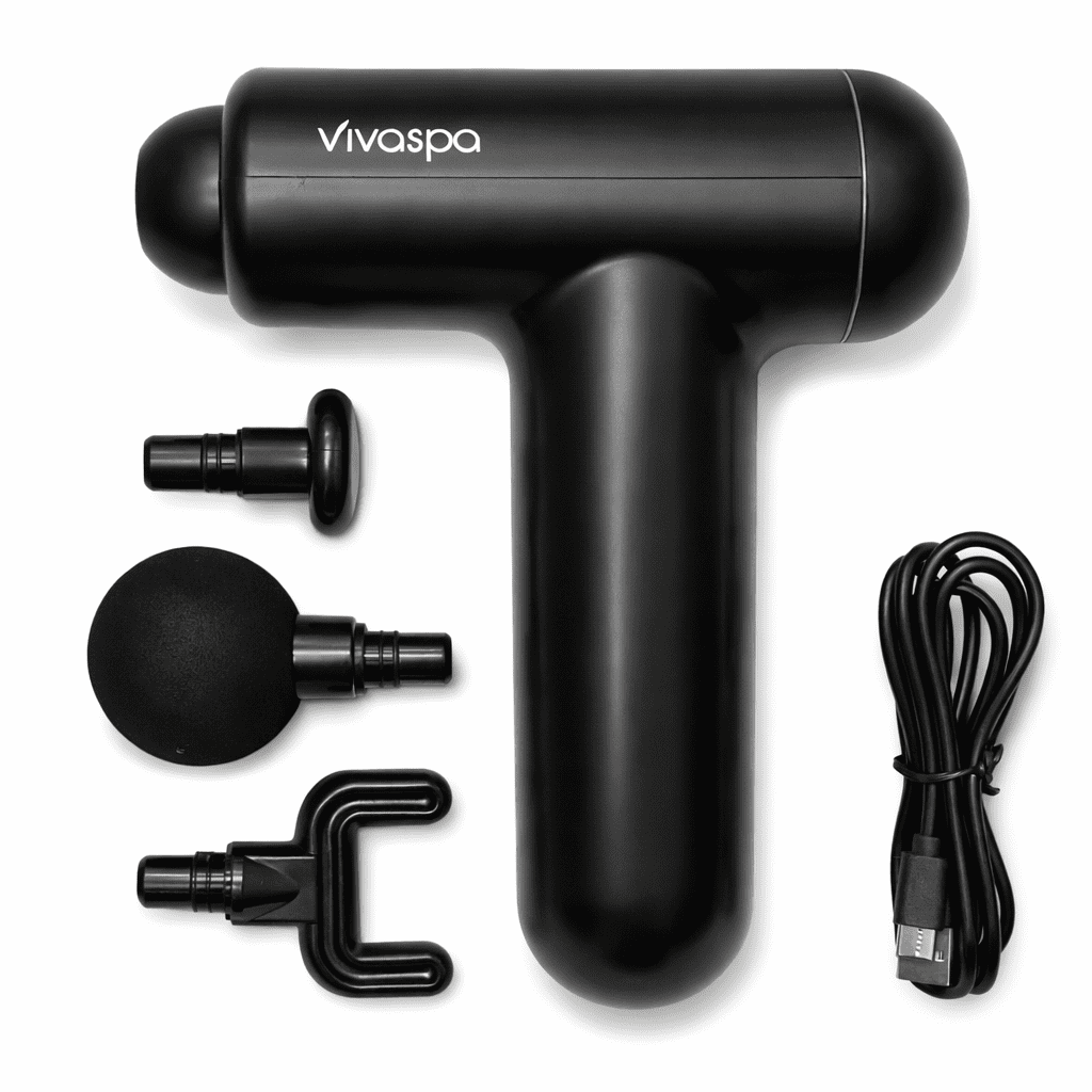 Vivitar Vivispa Mini Deep Tissue Massage Gun Neck Back USB-C MS1720-BLK -  Walmart.com