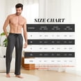 thumbnail image 5 of Vulcanodon Mens Pajama Pants Cotton Lightweight Sleep Lounge Pants PJ Bottoms with Pockets and Button Fly, 5 of 5
