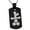 Black, variant on Stainless Steel Inoue Samurai Crest Engraved Dog Tag Pendant Necklace