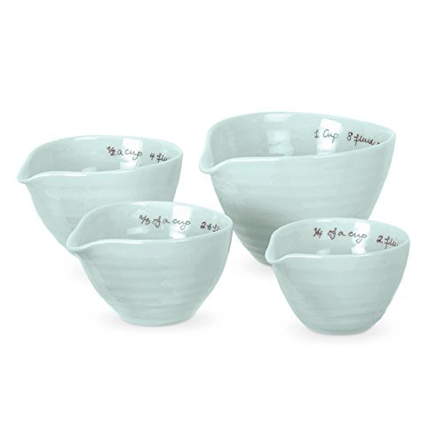 Portmeirion Sophie Conran Celadon Measuring Cups, Set of 4