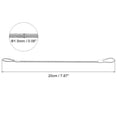 thumbnail image 2 of Uxcell 20Pack Lanyard Cable Wire Rope, 20cm x 1.5mm Stainless Steel Wire Cable with Loops Security Steel Cable, Silver, 2 of 5