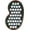Cherry, variant on Golf Ball Display Rack | Holds 40 Golf Balls | Unique Putting Green Shape | Two Color Options