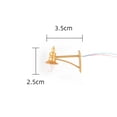 thumbnail image 4 of 5 mini lámparas para maquetas de trenes, duraderas, para iluminación DIY, simulación de paisajes y decoración a escala 1:87. Oro cálido, 4 of 4