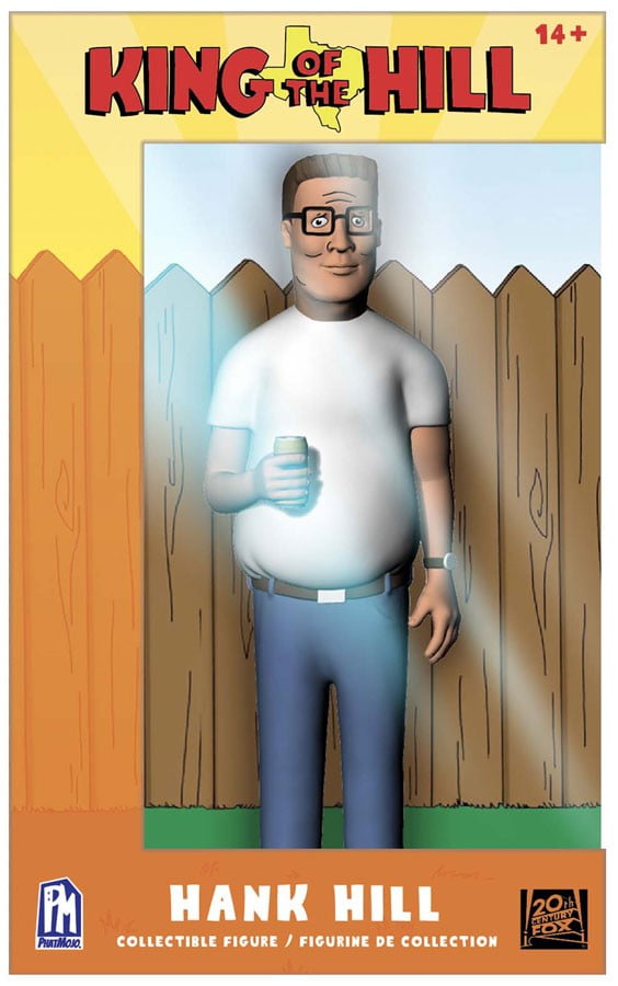 King Of The Hill Hank Hill Vinyl Figure Walmart Com Walmart Com