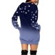 thumbnail image 4 of Vestido corto de sudadera con capucha y bolsillos con estampado navideño para mujer informal a la moda Pompotops  hdfakjf443, 4 of 6