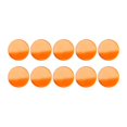 thumbnail image 2 of Colaxi 10 Pcs Tampons de Queue de Snooker Tampons de Ferrule Pièce de Réparation Remplacement Accessoire de Billard pour Compétition de Salle de Jeux Orange, 2 of 8