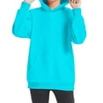 thumbnail image 5 of WIZUTIZ Oversized Hooded Sweater Long Sleeve Shirts for Girls Round Neck Essentials Tops Kids Fashion Sweatshirt 4-14 Years up to 45% Off, 5 of 6