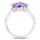 thumbnail image 2 of 1.44 Carat Genuine Amethyst .925 Sterling Silver Ring QJ Model, 2 of 4