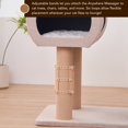 thumbnail image 5 of PetPals® Anywhere Massager with Adjustable Bands, Soft Silicone Bristles, Fits Cat Trees, Furniture , Beige, 5 of 7