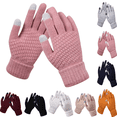 thumbnail image 2 of Winter Gloves for Women - Warm Gloves for Cold Weather with Touchscreen Fingers, Elastic Cuff Womens Gloves A, 2 of 3
