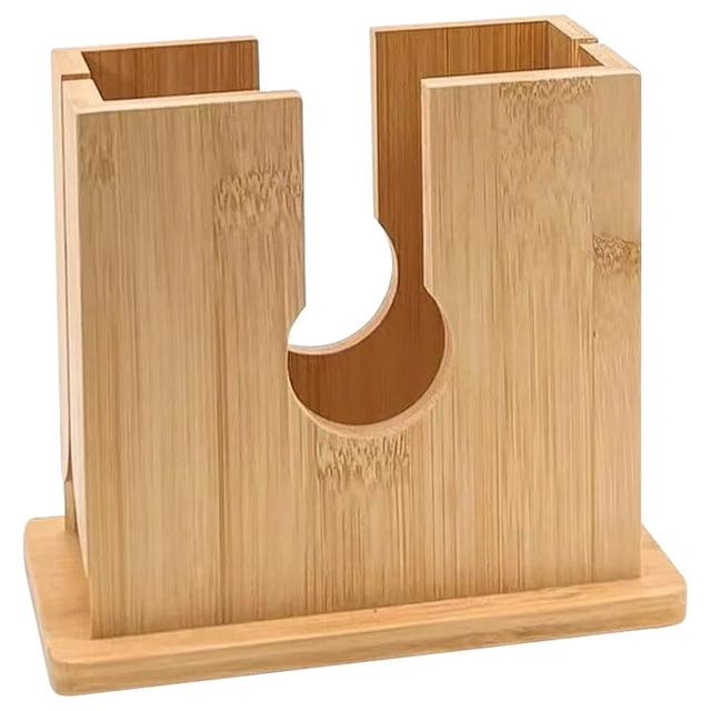 SHISUYAN Wooden Bagel Slicer Manual Bagel Holder Bread Slicing Guide For Homemade Bread Kitchen Baking Sandwich Bread Slicing