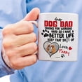 thumbnail image 5 of Personalized Best Dog Dad Mug Thanks For Working Hard Dogs Coffee Mugs Cup 11oz 15oz Birthday Christmas Father's Day Gifts From Daughter Son For Puppy Lovers Owners Custom Name Photo, 5 of 8
