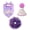 purp suit 1, variant on Lovely Dot Pet Party Dress And Hat Pet Dog Birthday Outfit with Matching Party Hat Celebration Dress For Small To Dogs