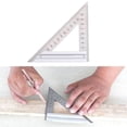 thumbnail image 2 of YongCo GREENER Ruler 120mm/180mm Stainless Triangle Ruler for Carpentry Woodworking Measuring Tools Measurement Ruler, 2 of 16