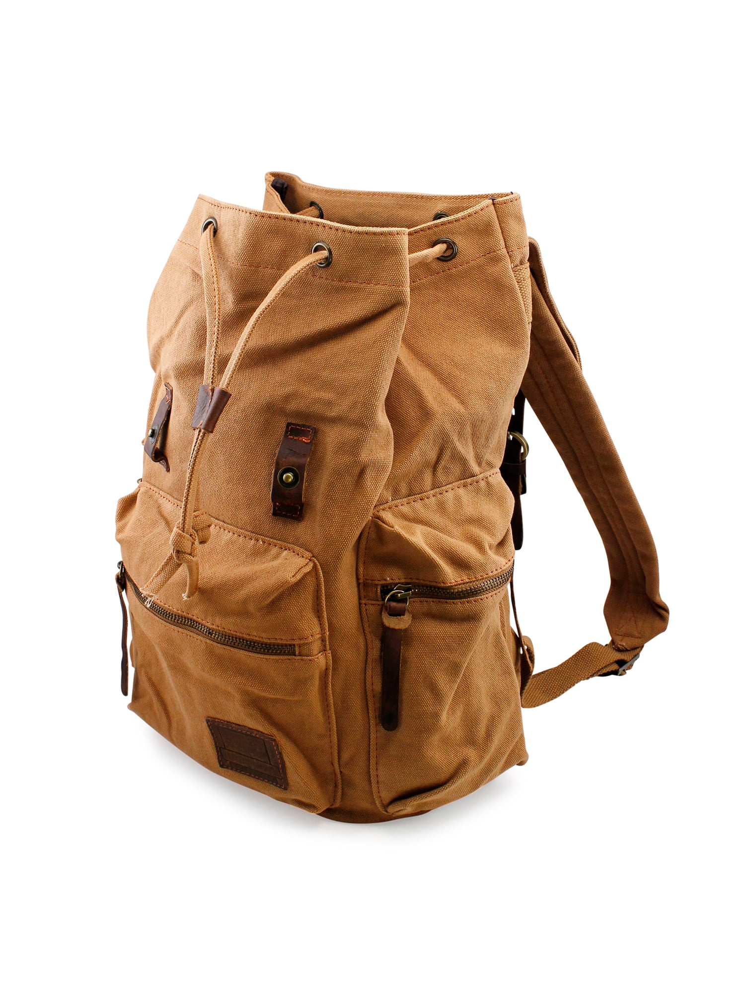 gearonic men's outdoor sport vintage canvas military pack