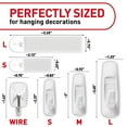 thumbnail image 3 of Command Memorial Day Decorations Kit, Variety Pack, Holds .5 to 16 lbs, Picture Hangers, Strips, Utility and Wire Hooks, 19 Pieces, 3 of 11
