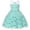 Green, variant on Baby Girl Dresses Tique Satin Trock Glitter Elegant Puff Sleeve Vacation Dresses for Girl Size 3-4T