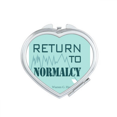 thumbnail image 1 of Election Slogan Return Normalcy Mirror Travel Magnification Portable Handheld Pocket Makeup, 1 of 3