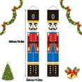 thumbnail image 2 of Christmas Nutcracker Banner Decorations Soldier Model Nutcracker Banners Outdoor Xmas Decor Nutcracker Hanging Sign Decor Banner for Door Porch Garden Yard, 11.8 x 70.8 in, 2 of 8