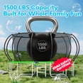 thumbnail image 3 of WOWLAND Trampoline 16FT for Kids and Adults, 1500LBS Capacity Heavy Duty Trampoline Outdoor with Enclosure Net and Basketball Hoop, Recreational Backyard Trampoline, Easy Assembly, Birthday Gift, 3 of 9